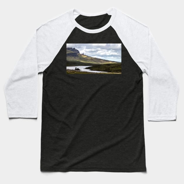 Old Man Storr Baseball T-Shirt by Memories4you